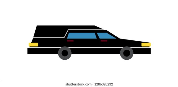 Design template.
Hearse . Modern vector illustration concepts for website and mobile website development.