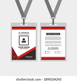 plantilla de diseño de la tarjeta de identificación, por nombre, comité, oficina, miembro, empresa, empresa, identidad, personal, etc.