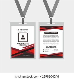 plantilla de diseño de la tarjeta de identificación, por nombre, comité, oficina, miembro, empresa, empresa, identidad, personal, etc.
