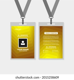 Design-Vorlage für ID-Karte, für , ID, Karte, Namensschild, Ausschuss, Büro, Mitglied, Unternehmen, Identität, Personal usw.