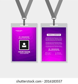 design template of id card, for , id, card, name tag, committee, office, member, corporate, company, identity, staff, etc