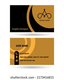 Design template identity card. Vector illustration.