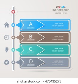 Design template for infographic / banners or website