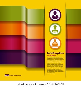 Design template for infographic with icons
