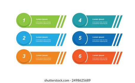 Design template infographic vector element with icons suitable for web presentation and business information