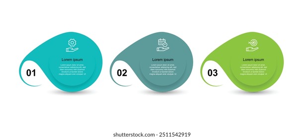 Design template infographic vector element with icons suitable for business information and web presentation