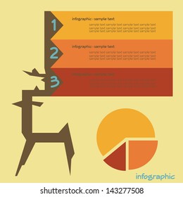 Design template for infographics
