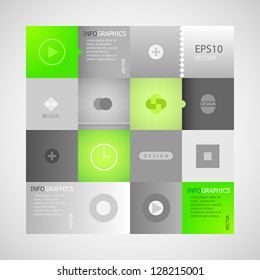 Design template for infographics. Graphic or website layout vector. Business design and website template