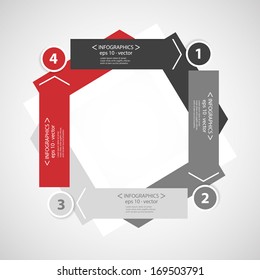 Design template infographics, graphic or website layout