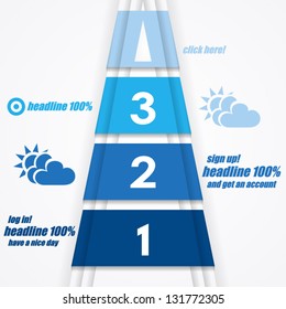 Design Template for Infographics and Web