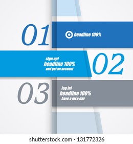 Design Template for Infographics and Web