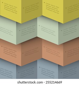 Design template for infographics,numbered banners,website layout. Vector EPS10