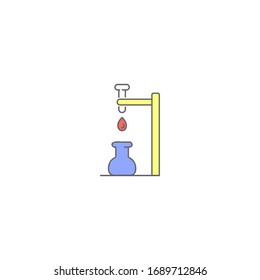 plantilla de diseño para iconos de herramientas de laboratorio