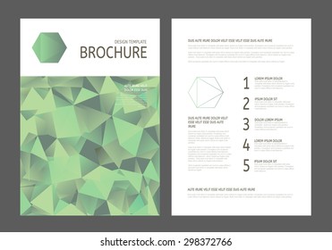 Design template layout page A4 for business.