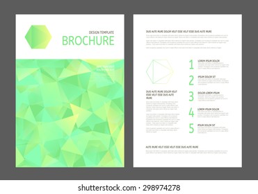 Design template layout page A4 for business.
