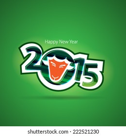 Design Template New Year 2015 Background