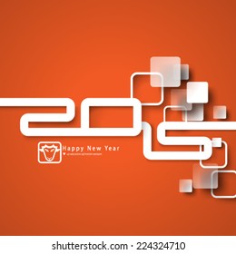 Design Template New Year 2015 Background