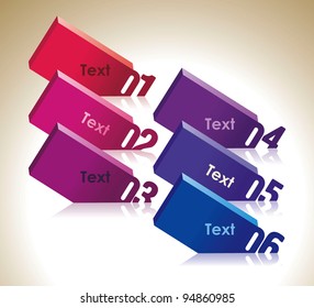 Design template numbered tablets