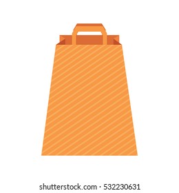 design template with paper bag vector illustration