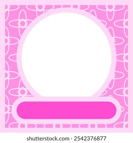 Design Template Photo Profile And Name