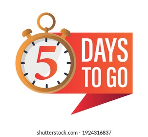 Design template for post, blog of social network, media. Flat isolated layout with timer countdown.