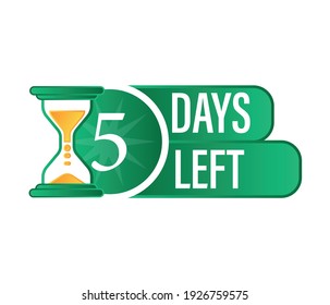 Design template for post, blog of social network, media. Flat isolated layout with timer countdown.