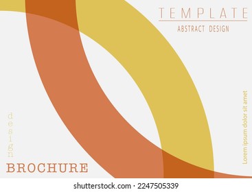 Plantilla de diseño para el embalaje de productos, fondos simples, portada, banner, folleto, afiche. Idea creativa de composición geométrica para diseño creativo, estilo corporativo.
