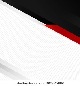 design template with red black geometric shapes
