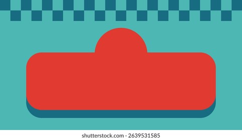 Design template retro square pixel unique design