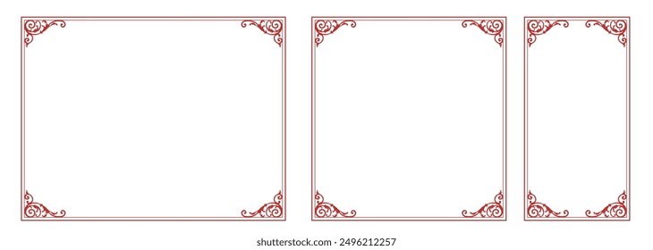  Design template. A set of gorgeous foreheads.
