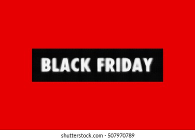 Design template with text Black Friday. Black Friday vector illustration. Black Friday sales banner, poster, advertising