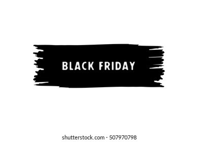 Design template with text Black Friday. Black Friday banner, advertisement. Black Friday vector Illustration for your business design on grunge background.