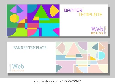The design template of the title page of a book, brochure or booklet. The layout of an advertising banner, web design or social network.
