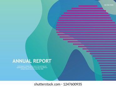 Design Template. Trendy Gradient Shapes Background. Colorful Abstract Vector Illustration. Bubble shapes composition with light. Eps10 vector.