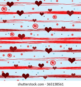 Design Template - Valentines Day  Background, seamless texture