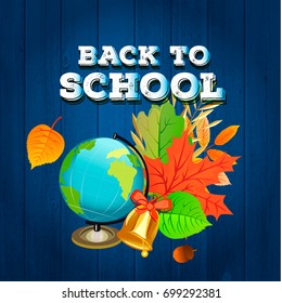 Design template with vector school emblem sets. Elements for logo design with place for your text.