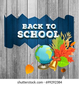 Design template with vector school emblem sets. Elements for logo design with place for your text.