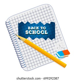 Design template with vector school emblem sets. Elements for logo design with place for your text.