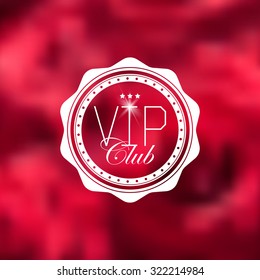Design template for VIP event. Background roses. For event or party. Vector.