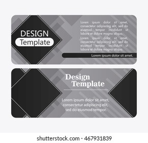 design template website decoration layout icon. Grey and flat illustration