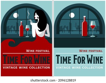 Design templates background wine stains. Suitable for promotions, brochures, tasting events, wine presentation or wine list. Vector