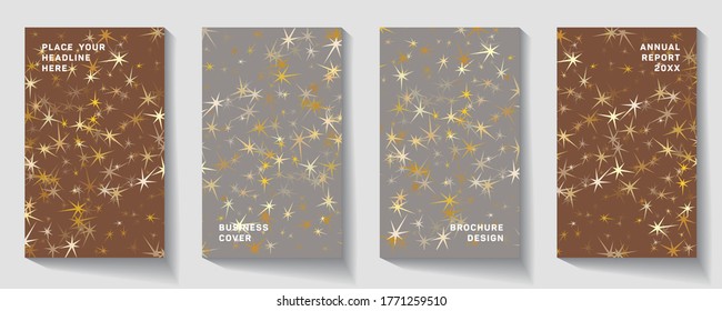 Design Templates Collection for Banners, Flyers, Placards, Cover and Posters. Abstract vector layout background set.  Shining Banners Set.  Vector illustration.
