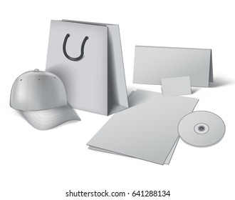 design templates for the development of branded office items