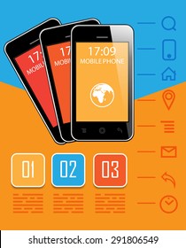 design templates for flayers, brochures and booklets for digital devices