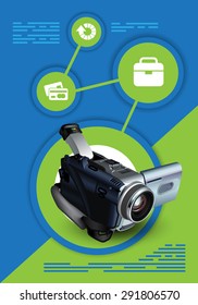 design templates for flayers, brochures and booklets for digital devices