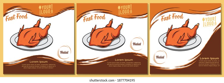 plantillas de diseño para los puestos de comida y bebida