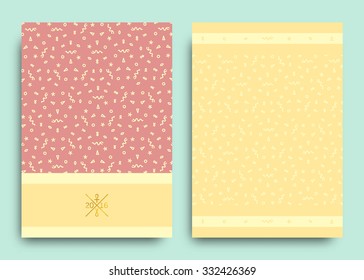 Design templates for graphic cards. Hand drawn egypt symbols. Can used for flyers, booklets, greeting cards, banners, invitations, retro notebook and advertising. Tribal, ethnic vector illustration.
