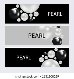Design templates. Invitations to a company event. colored volumetric balls of different sizes.