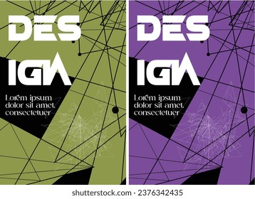 Design templates for playground promotion, suitable for flyers, magazines, posters, book covers, and banners. Modern layout with slider page illustration, featuring grain texture and noise effects. 