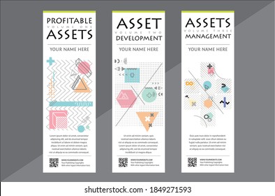 Design templates to use for Bookmarks or Standee or Tall Posters.